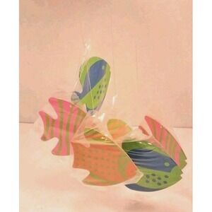 Avon The Gift Collection Ocean Breeze Wind Chime Tropical Colorful Fish Beach